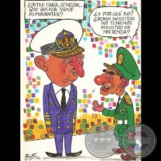 MINISTRO DE HACIENDA - Humor de BOTTI - Año 1995